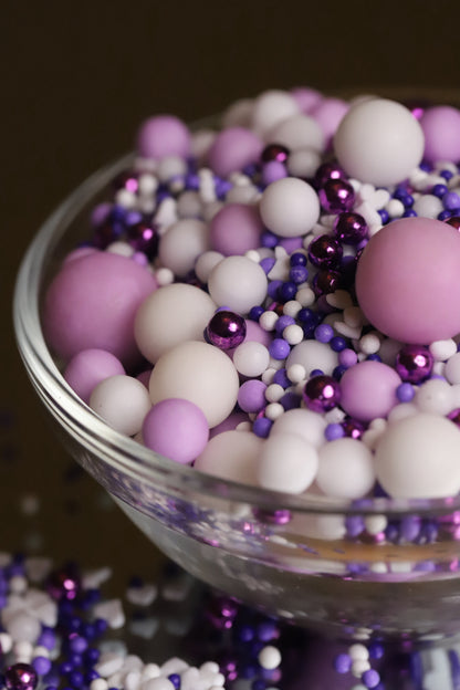 Lavender Haze - Halal, Vegetarian, Vegan, Kosher, Gluten Free Sprinkle Mix