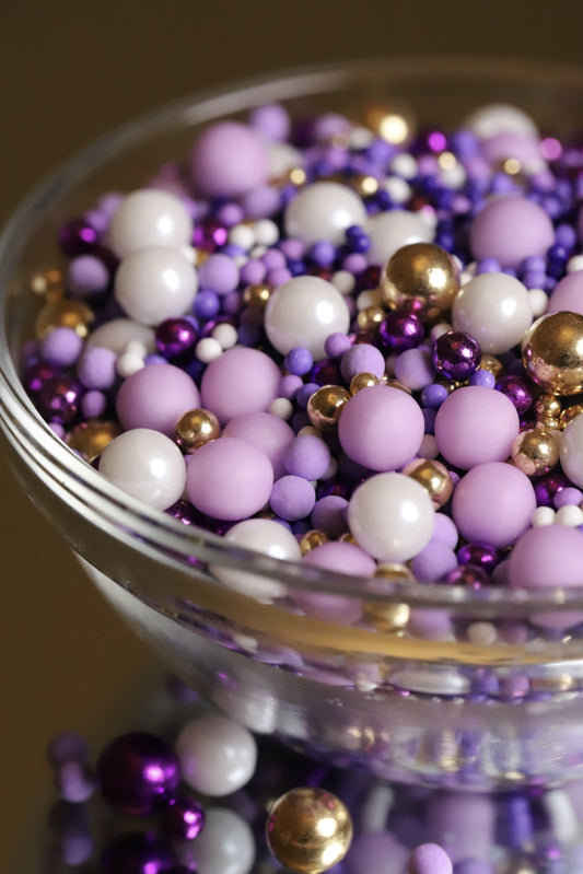 Violet Glamour - Halal, Vegetarian, Vegan, Kosher, Gluten Free Sprinkle Mix