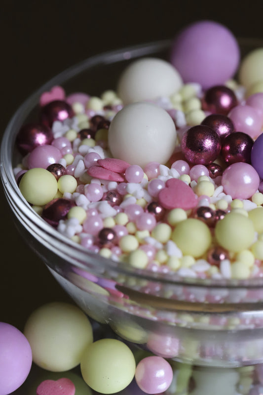 Lemonade Loveburst - Halal, Vegetarian, Vegan, Kosher, Gluten Free Sprinkle Mix