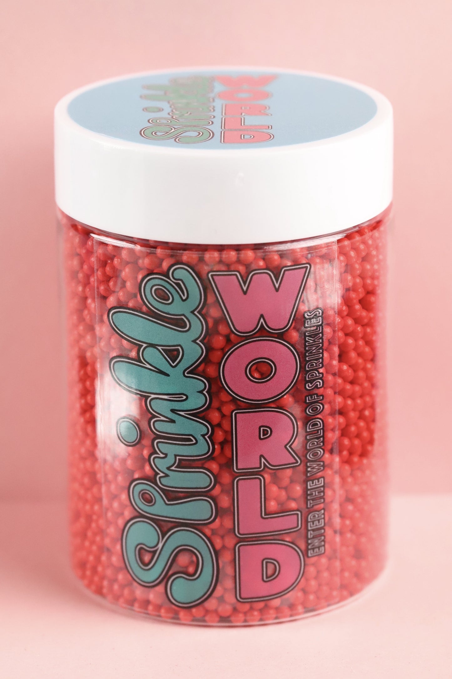 Red Polished Beads - Halal, Vegetarian, Vegan, Kosher, Gluten Free Sprinkles
