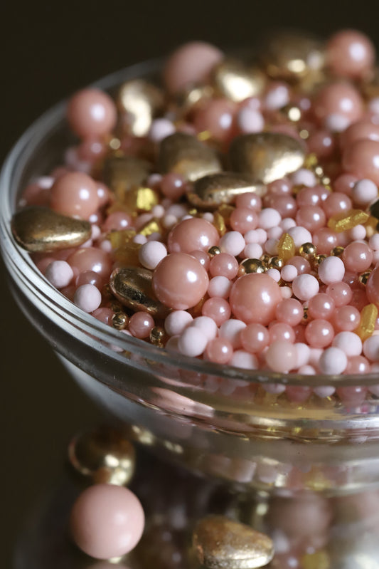 Golden Peach - Halal, Vegetarian, Vegan, Kosher, Gluten Free Sprinkle Mix