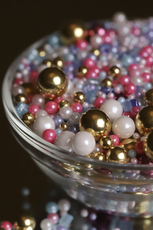 Blueberry Blush - Halal, Vegetarian, Vegan, Kosher, Gluten Free Sprinkle Mix