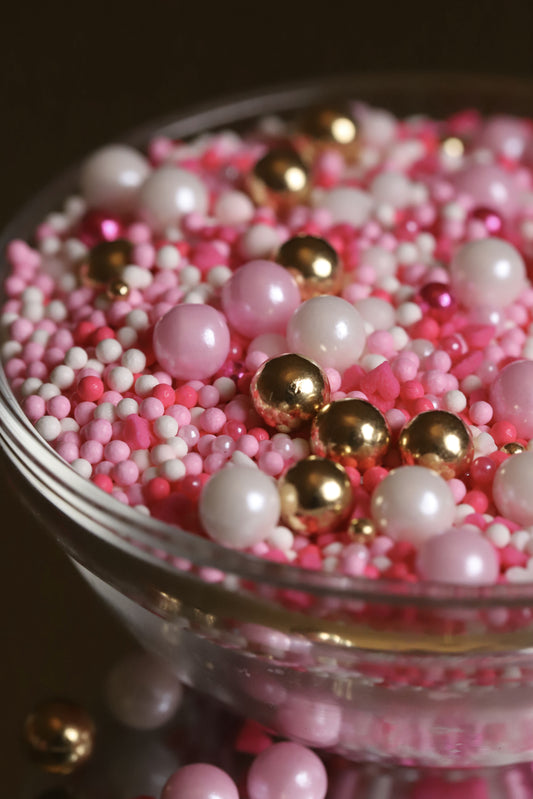 Pink Paradise - Halal, Vegetarian, Vegan, Kosher, Gluten Free Sprinkle Mix