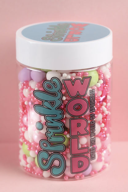 Raspberry Lime - Halal, Vegetarian, Vegan, Kosher, Gluten Free Sprinkle Mix