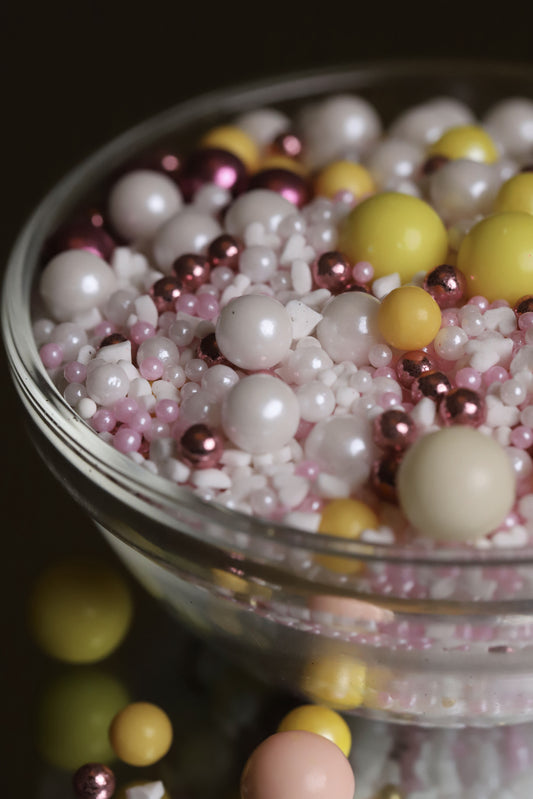 Pink Lemonade - Halal, Vegetarian, Vegan, Kosher, Gluten Free Sprinkle Mix