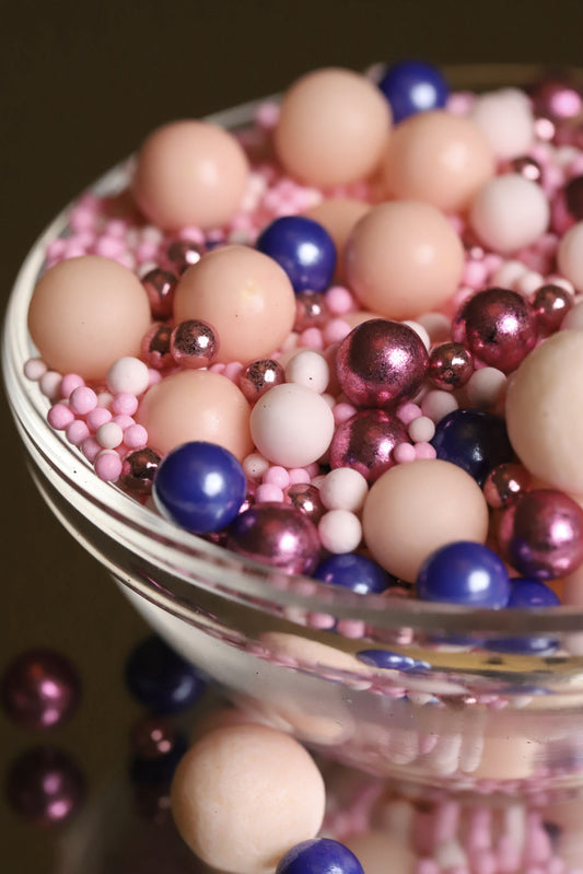 Peach Plum - Halal, Vegetarian, Vegan, Kosher, Gluten Free Sprinkle Mix